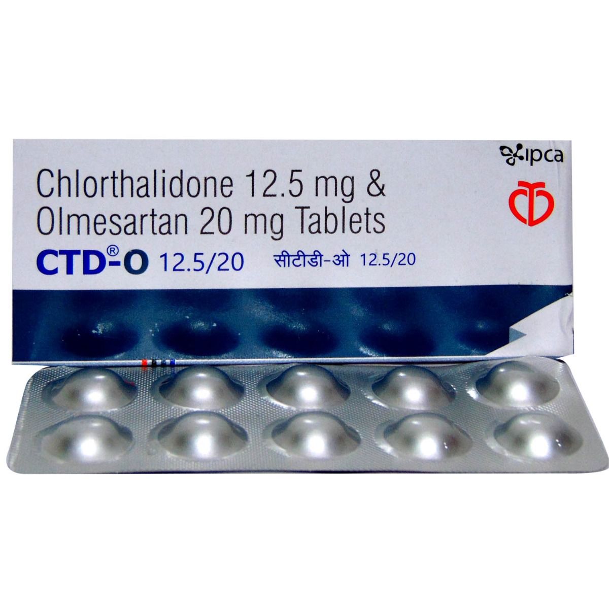 CTD-O 12.5/20 Tablet 10's, Pack of 10 TABLETS