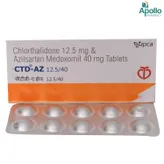 CTD-AZ 12.5/40 Tablet 10's, Pack of 10 TABLETS
