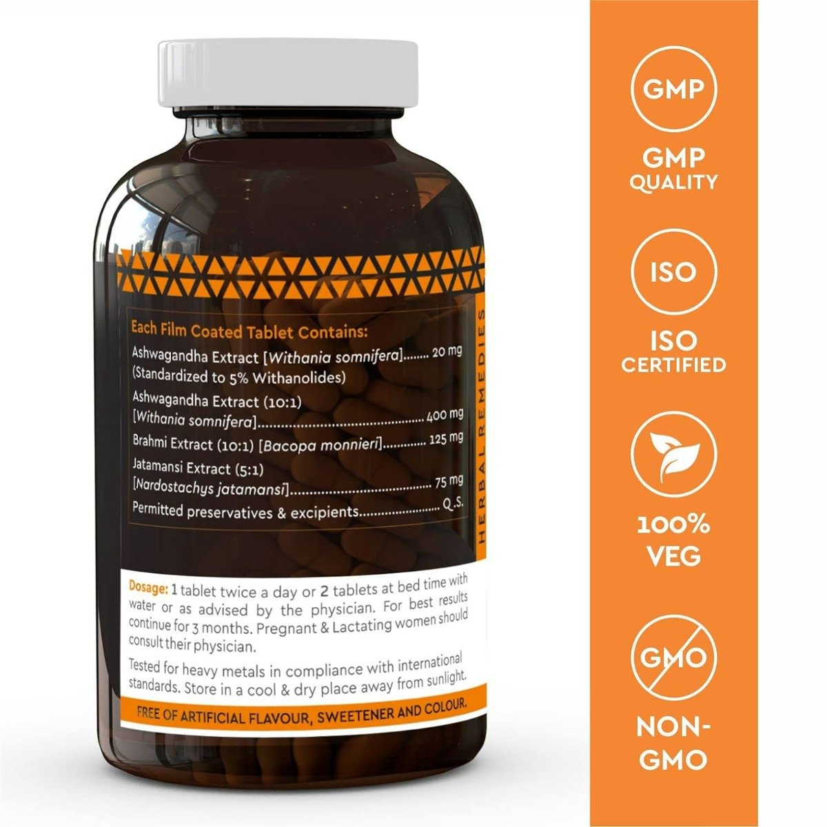 Cureveda Stress Shield, 60 Tablets, Pack of 1 Cureveda Stress Shield, 60 Tablets, Pack of 1