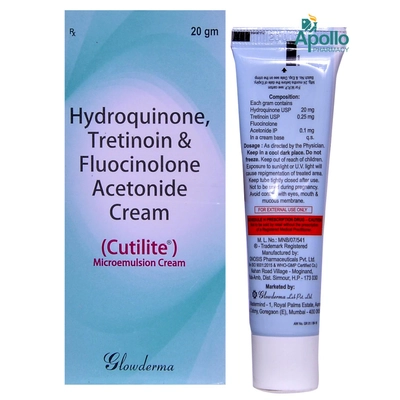 Cutilite Cream 20 gm, Pack of 1 Cream