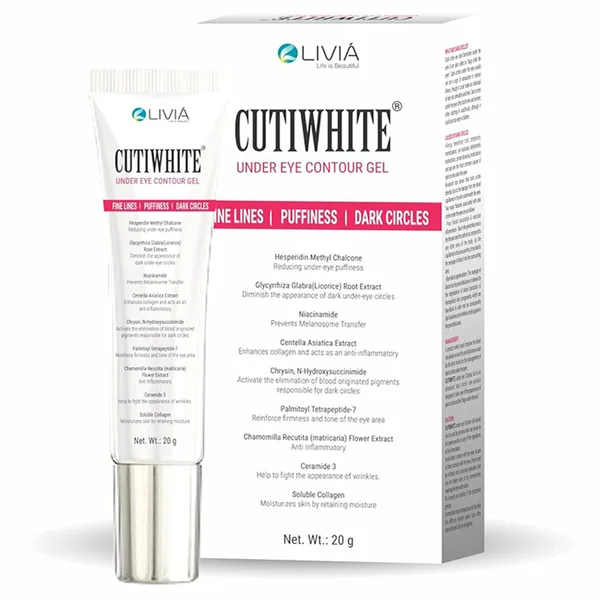 Cutiwhite Under Eye Contour Gel, 20 gm, Pack of 1