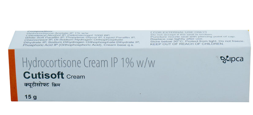 Cutisoft Cream 15 gm | Hydrocortisone, Pack of 1 CREAM Cutisoft Cream 15 gm | Hydrocortisone, Pack of 1 CREAM
