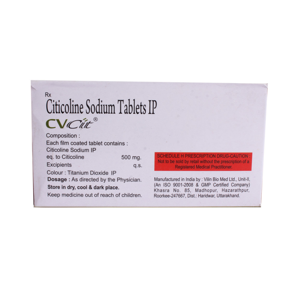 Cvcit Tablet 10's, Pack of 10 TABLETS Cvcit Tablet 10's, Pack of 10 TABLETS