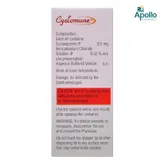Cyclomune 0.5% Eye Drop 3 ml, Pack of 1 EYE DROPS