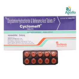 Cyclomeff Tablet 10's, Pack of 10 TabletS