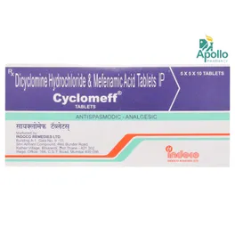 Cyclomeff Tablet 10's, Pack of 10 TabletS