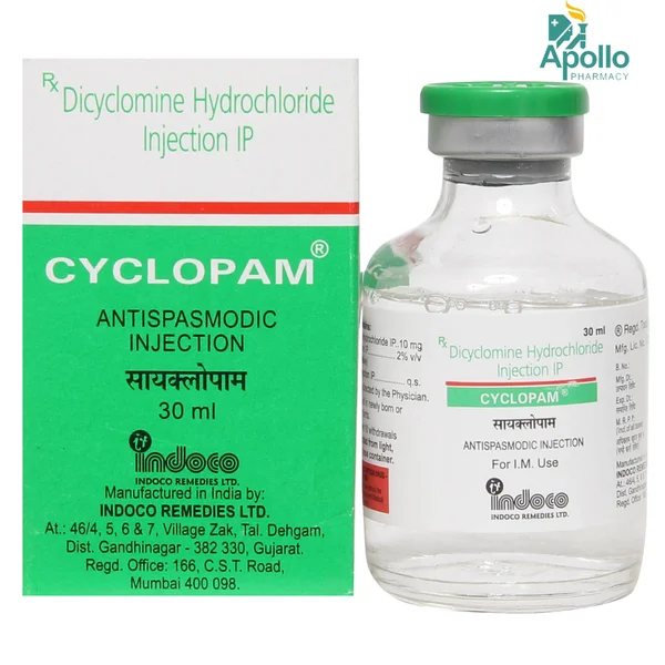 CYCLOPAM INJECTION 30ML, Pack of 1