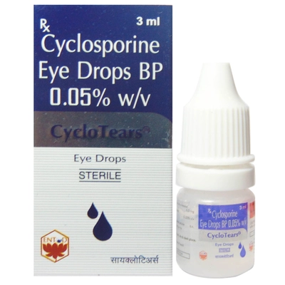 Cyclo Tears Eye Drops 3 ml, Pack of 1 EYE DROPS