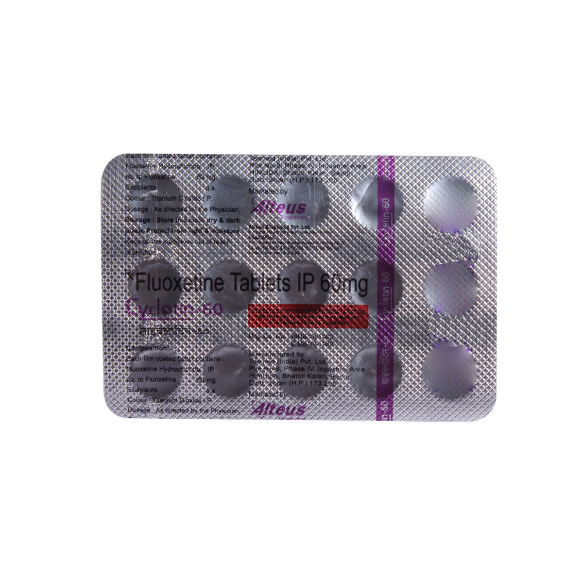 Cyclotin-60 Tablet 15's, Pack of 15 TabletS Cyclotin-60 Tablet 15's, Pack of 15 TabletS