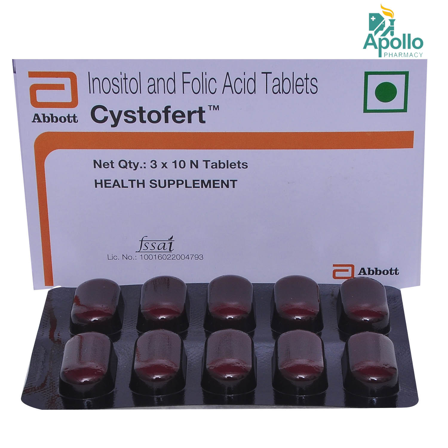 Cystofert Tablet 10's, Pack of 10 TABLETS Cystofert Tablet 10's, Pack of 10 TABLETS