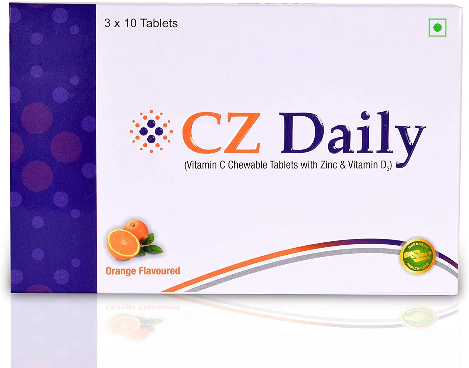 Buy CZ Daily Orange Chewable Tablet 10's Online