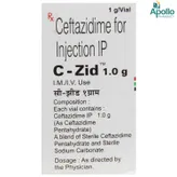 C ZID 1gm Injection 1's, Pack of 1 INJECTION