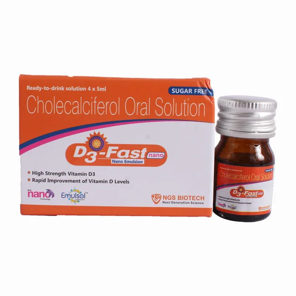 D3-Fast Nano Sugar Free Oral Solution 5 ml