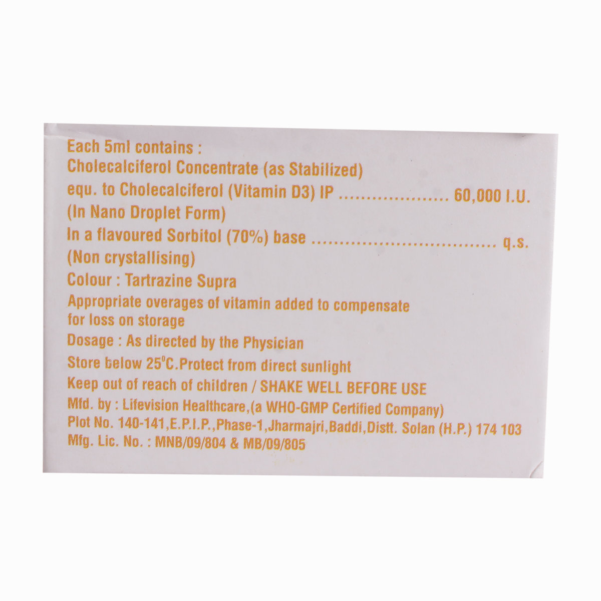 D3 Health 60K Sugar Free Solution 4x5 ml, Pack of 4 D3 Health 60K Sugar Free Solution 4x5 ml, Pack of 4