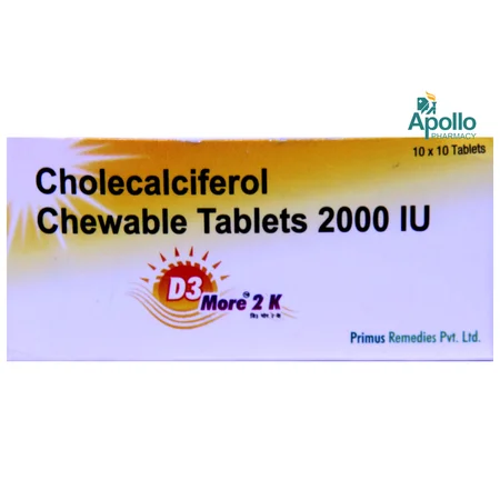D3 More 2K Chewable Tablet 10's