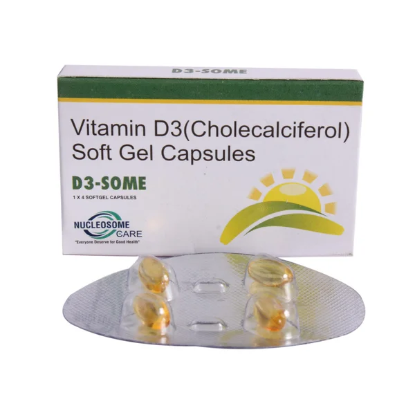 D3-Some 60K Softgel Capsule 4's