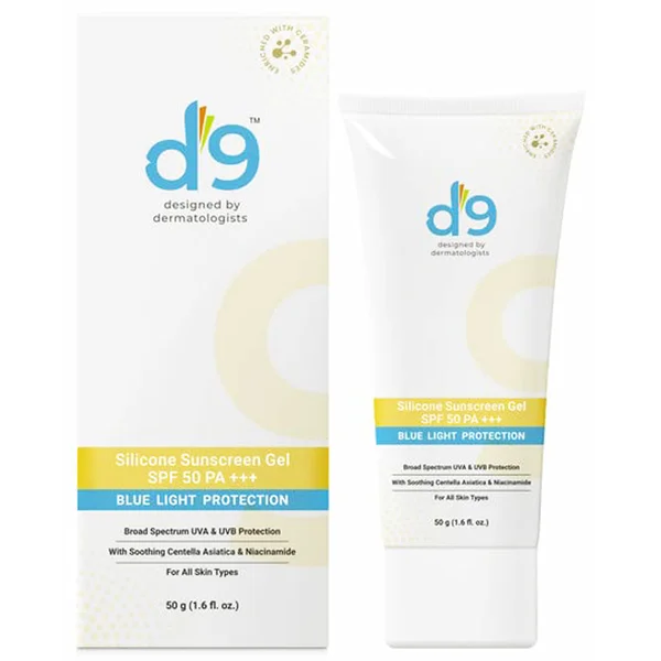 D9 Silicone SPF50 PA++ Sunscreen Gel, 50 gm