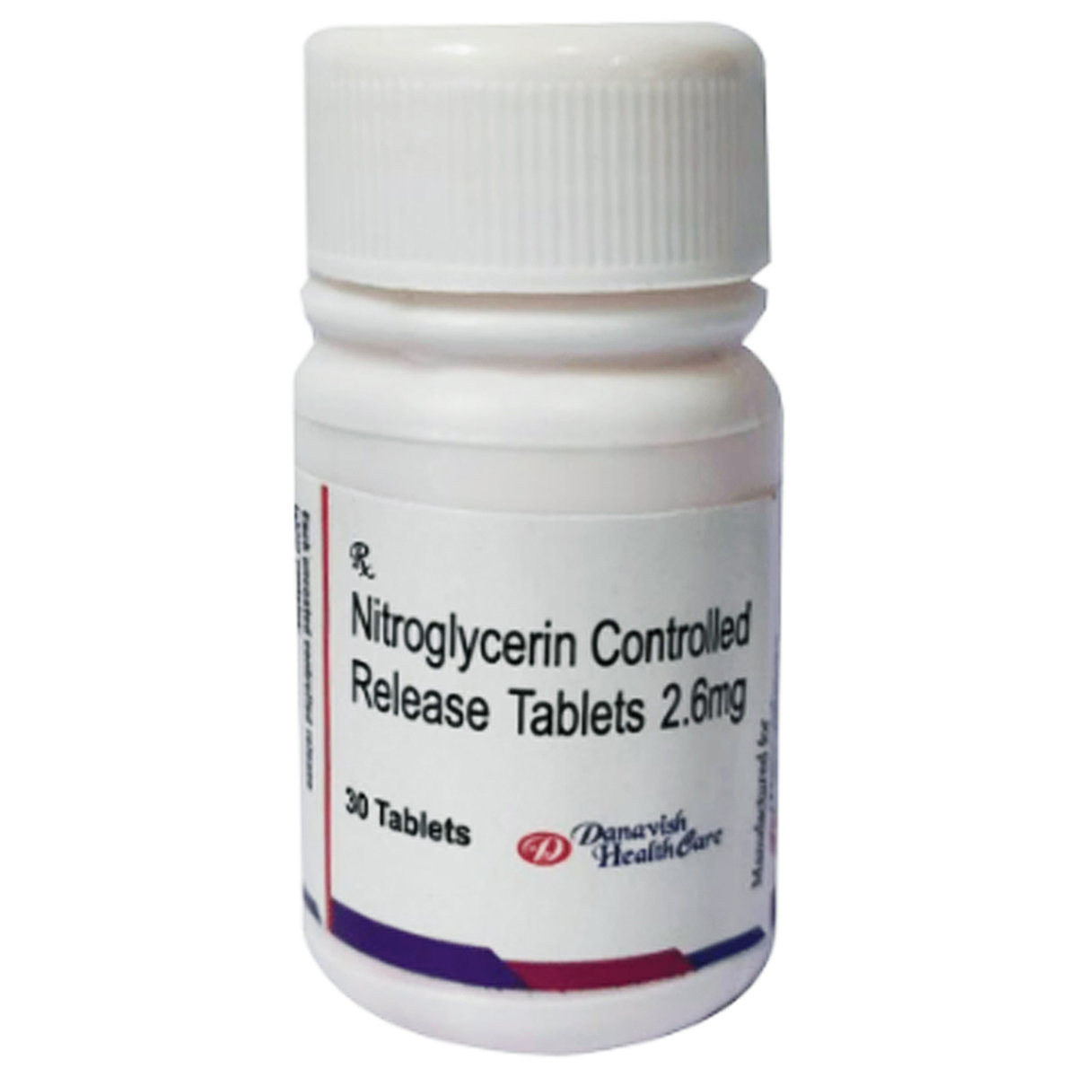 Buy Danavish Nitroglycerin 2.6mg Tablet CR Online