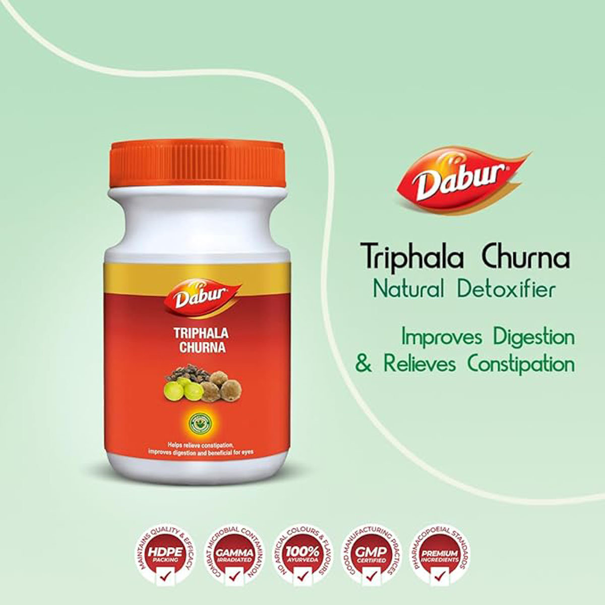 Dabur Triphala Churna, 500 gm, Pack of 1 Dabur Triphala Churna, 500 gm, Pack of 1