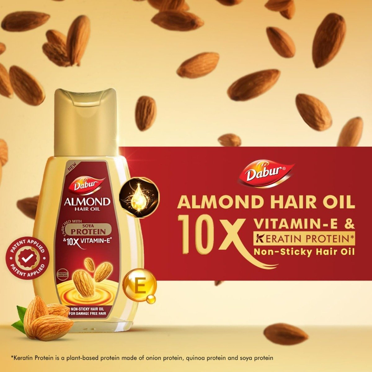 Dabur Almond Hair Oil, 95 ml, Pack of 1 Dabur Almond Hair Oil, 95 ml, Pack of 1