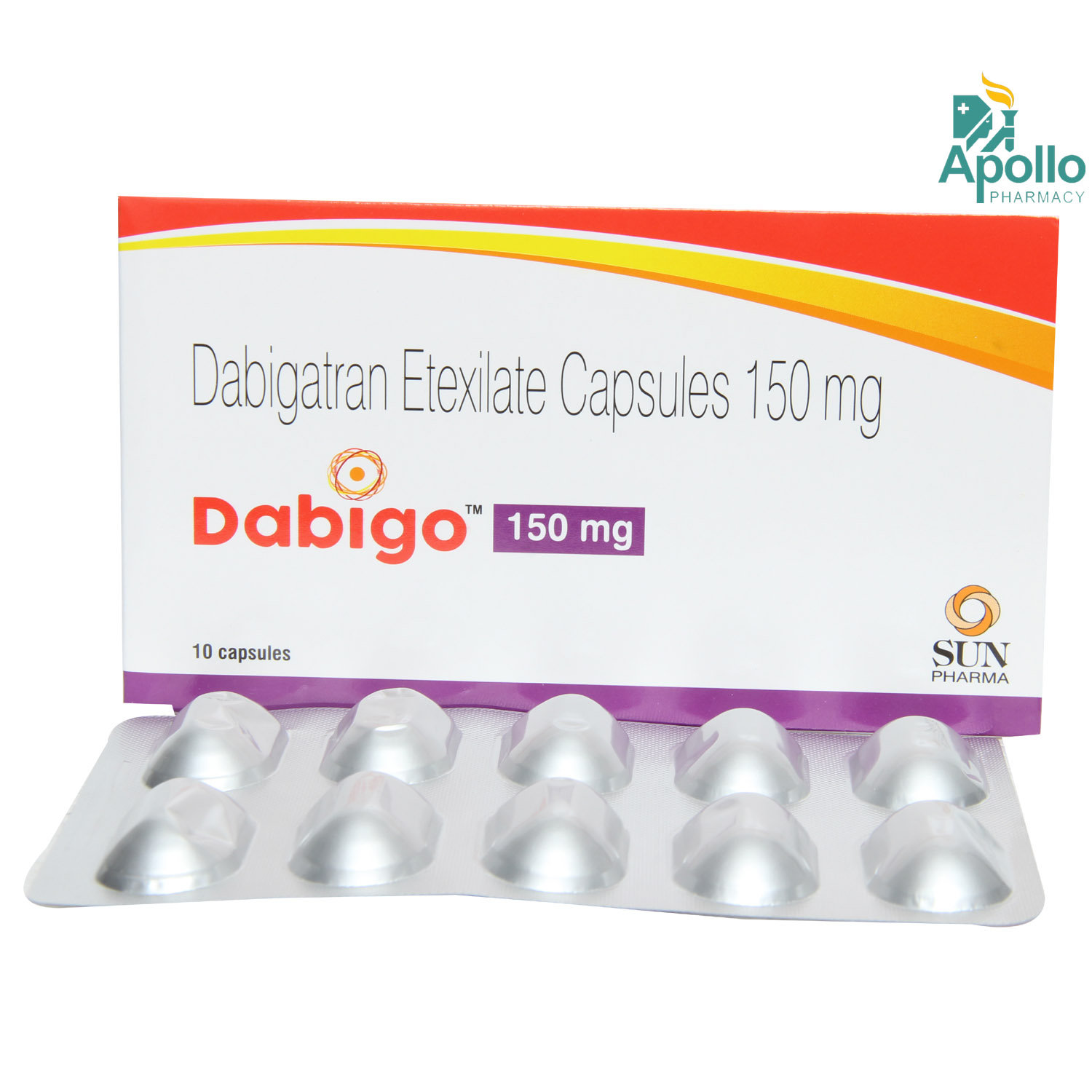 Dabigo 150 mg Capsule 10's, Pack of 10 CAPSULES Dabigo 150 mg Capsule 10's, Pack of 10 CAPSULES