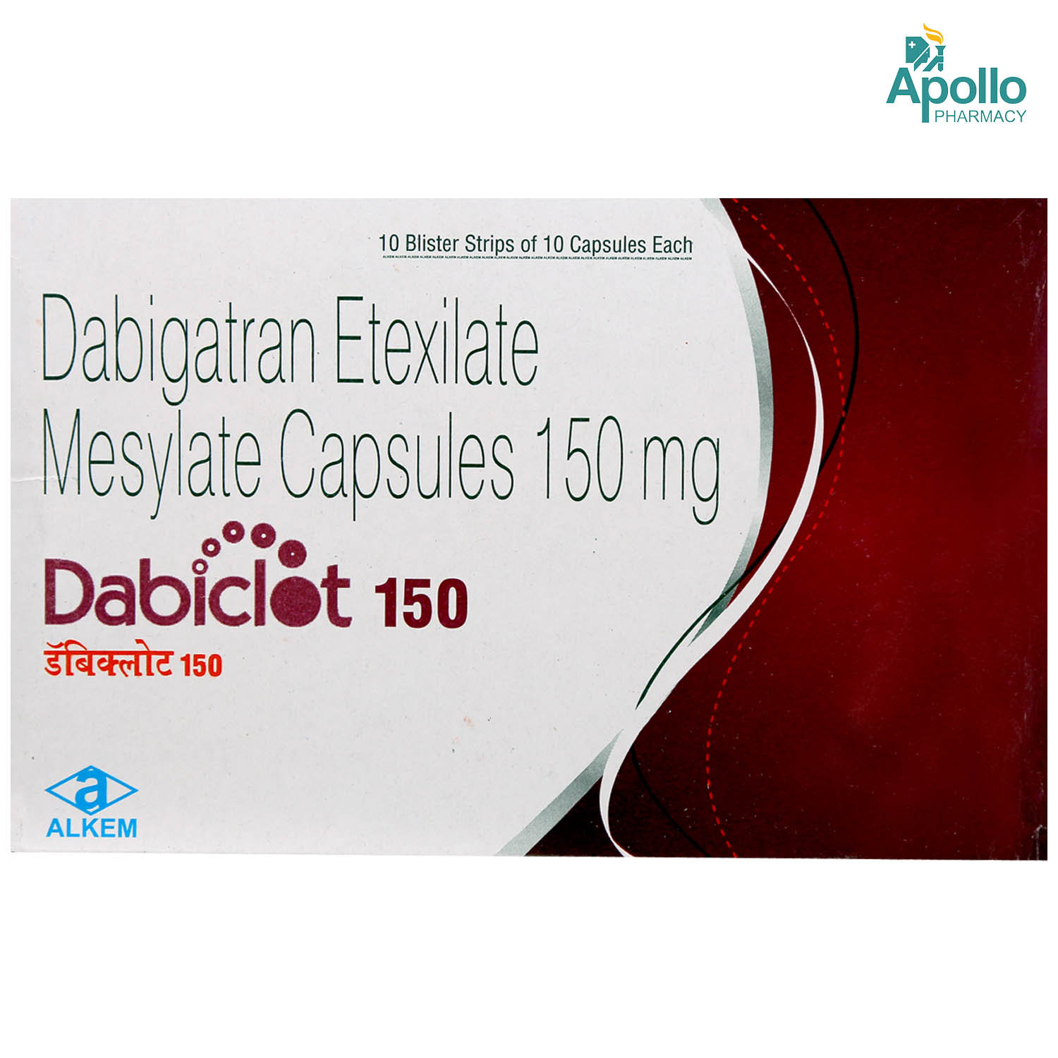 Dabiclot 150 Capsule 10's, Pack of 10 CAPSULES Dabiclot 150 Capsule 10's, Pack of 10 CAPSULES