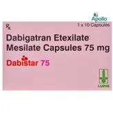 Dabistar 75 Capsule 10's, Pack of 10 CAPSULES