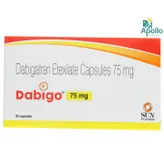 Dabigo 75 mg Capsule 10's, Pack of 10 CAPSULES