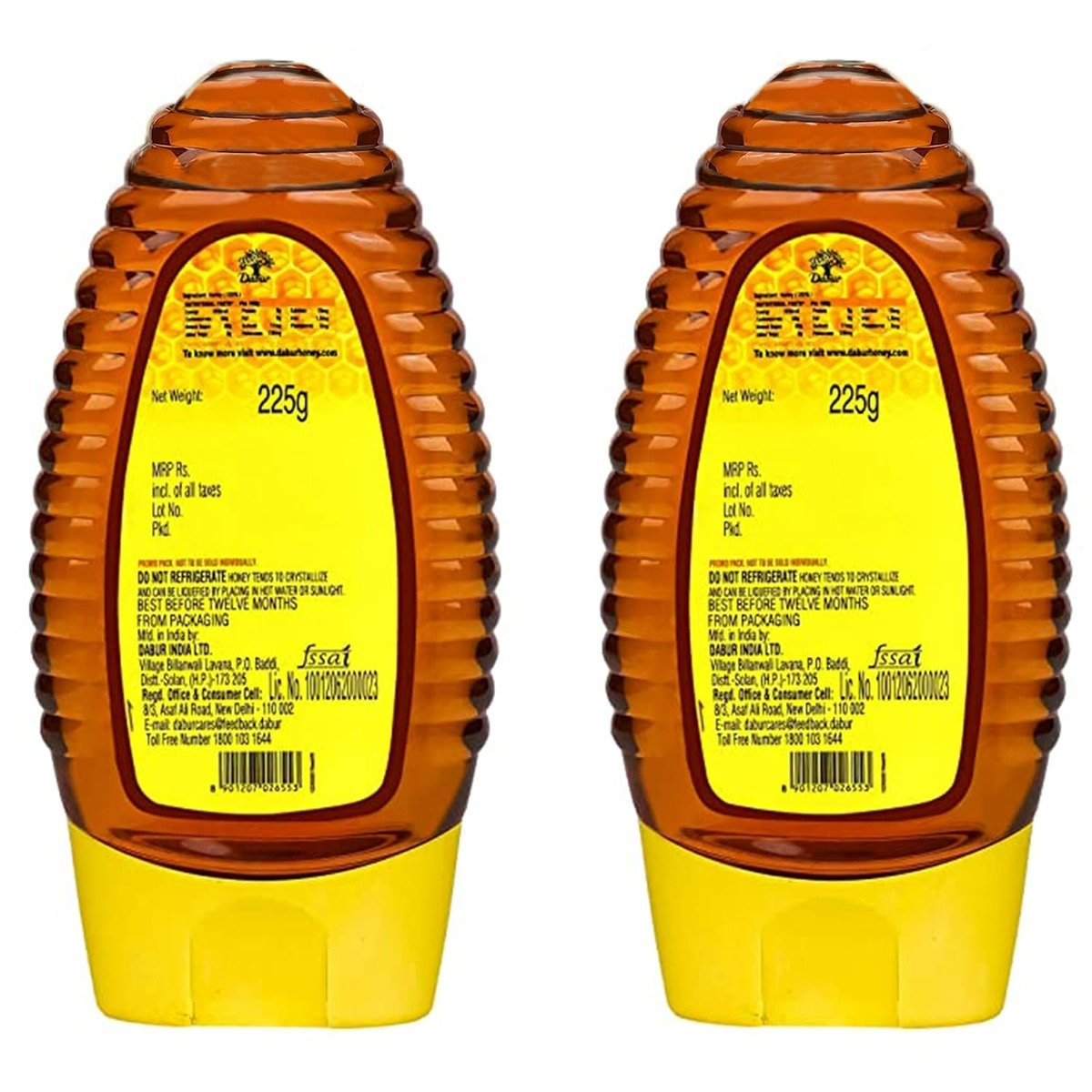 Dabur Honey Squeezy, 225 gm (Buy 1 Get 1 Free), Pack of 1 Dabur Honey Squeezy, 225 gm (Buy 1 Get 1 Free), Pack of 1