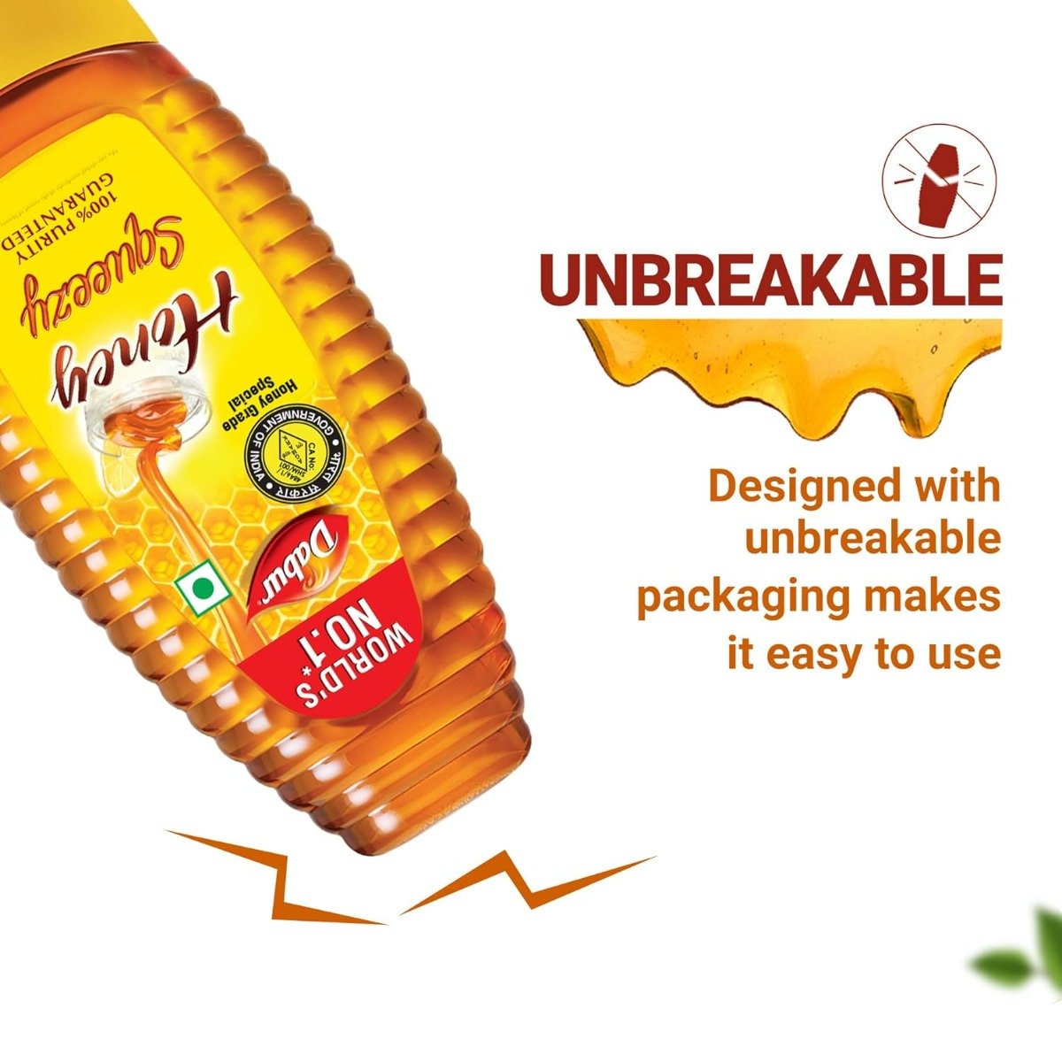 Dabur Honey Squeezy, 225 gm (Buy 1 Get 1 Free), Pack of 1 Dabur Honey Squeezy, 225 gm (Buy 1 Get 1 Free), Pack of 1