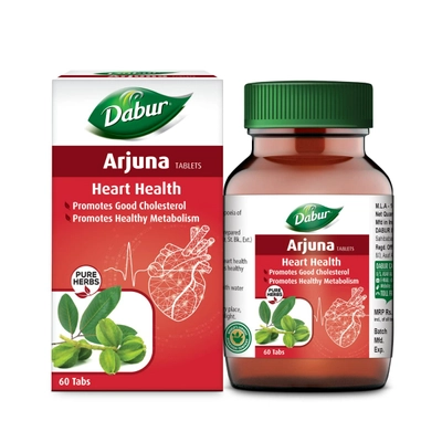 Dabur Arjuna for Heart Health, 60 Tablets, Pack of 1