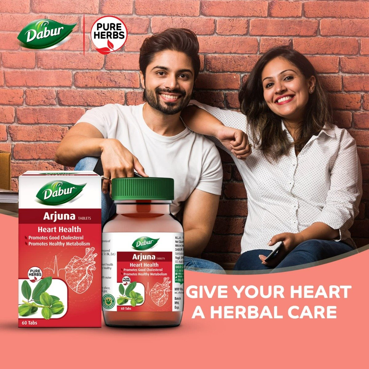 Dabur Arjuna for Heart Health, 60 Tablets, Pack of 1 Dabur Arjuna for Heart Health, 60 Tablets, Pack of 1