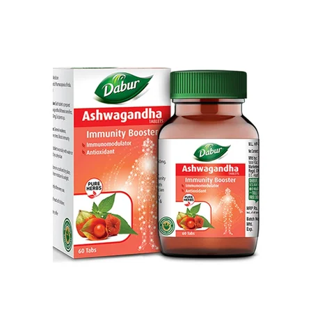 Dabur Ashwagandha for Immunity Booster, 60 Tablets