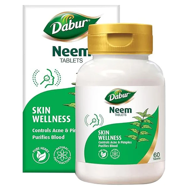 Dabur Neem Skin Wellness, 60 Tablets