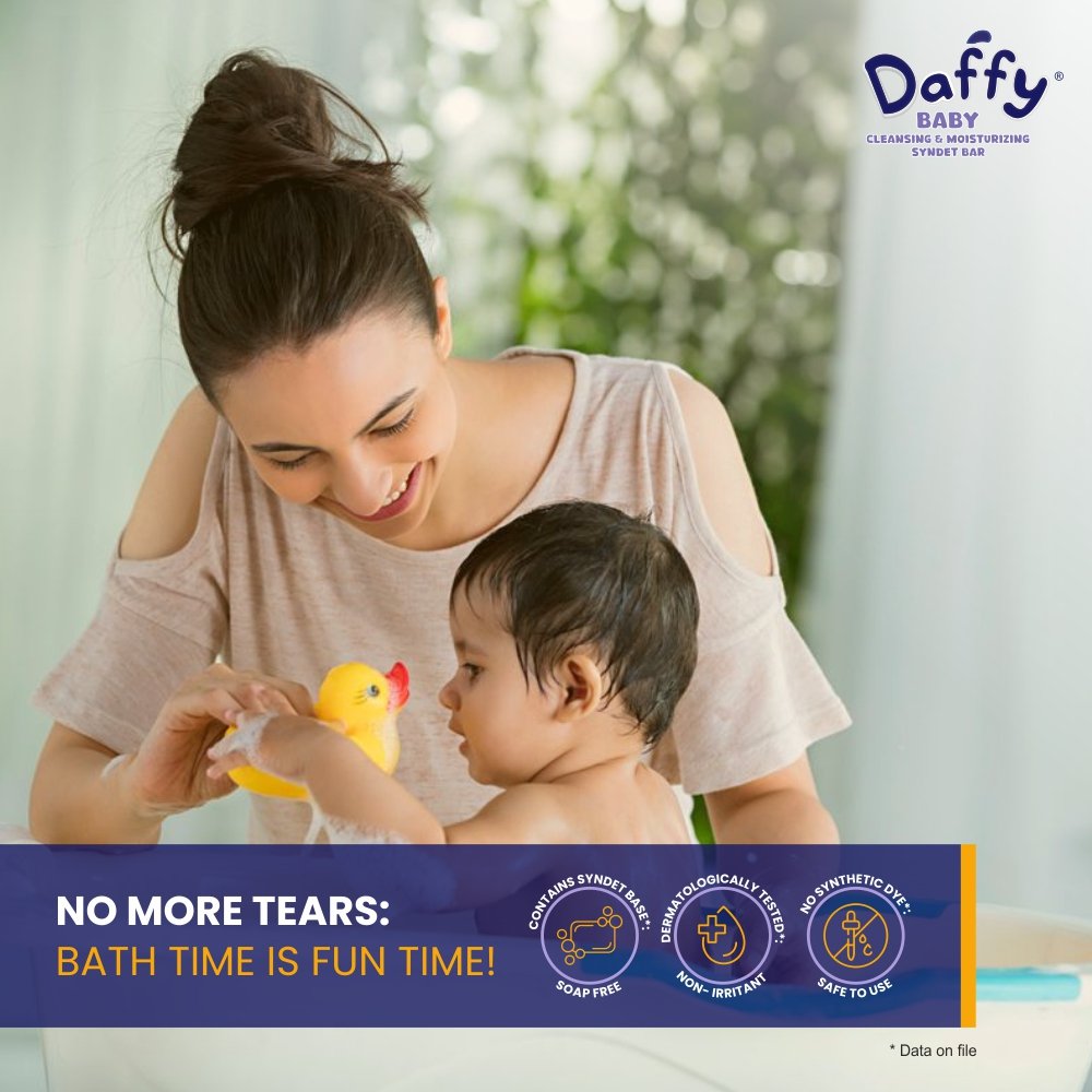 Daffy Bathing Bar 75 gm | With Goodness Of Aloe Vera & Shea Butter | Moisturises Skin | Keep Skin Soft, Supple & Healthy, Pack of 1 Daffy Bathing Bar 75 gm | With Goodness Of Aloe Vera & Shea Butter | Moisturises Skin | Keep Skin Soft, Supple & Healthy, Pack of 1