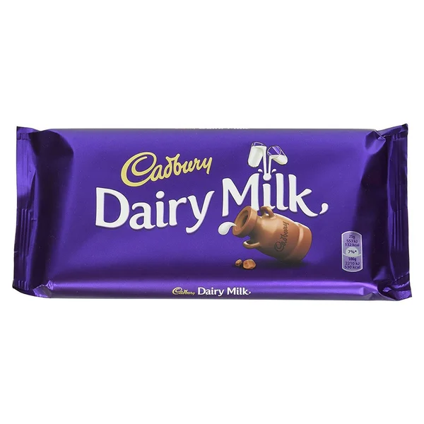 Cadbury Dairy Milk Chocolate Bar, 200 gm, Pack of 1