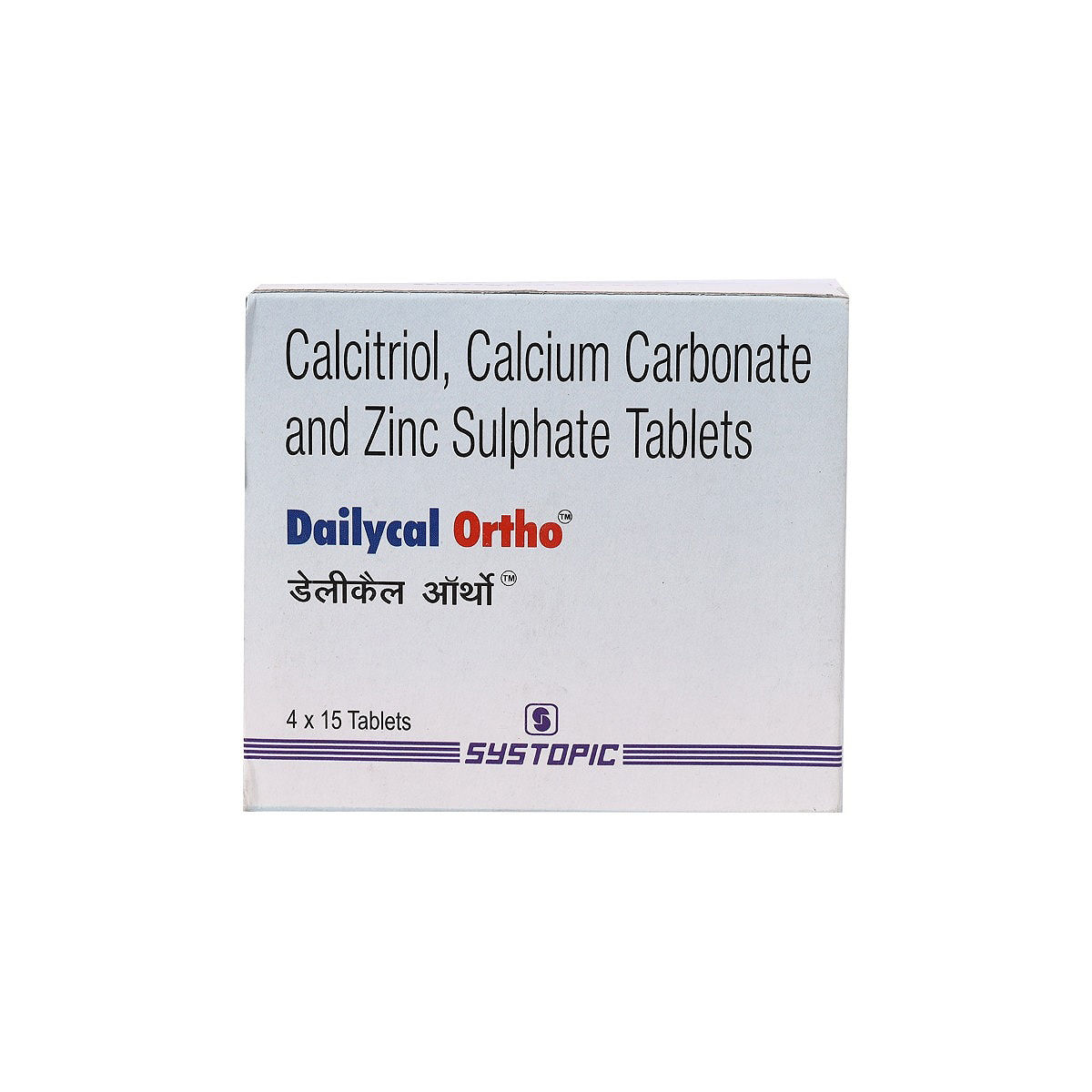 Dailycal Ortho Tablet 15's, Pack of 15 TABLETS