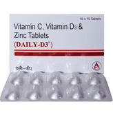 Daily-D3 Tablet 10's, Pack of 10 TABLETS