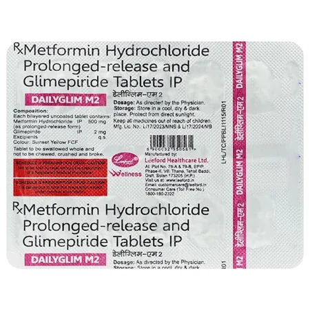 Dailyglim M 2 Tablet 10's