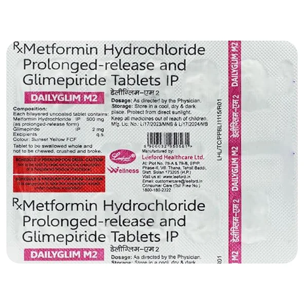 Dailyglim M 2 Tablet 10's