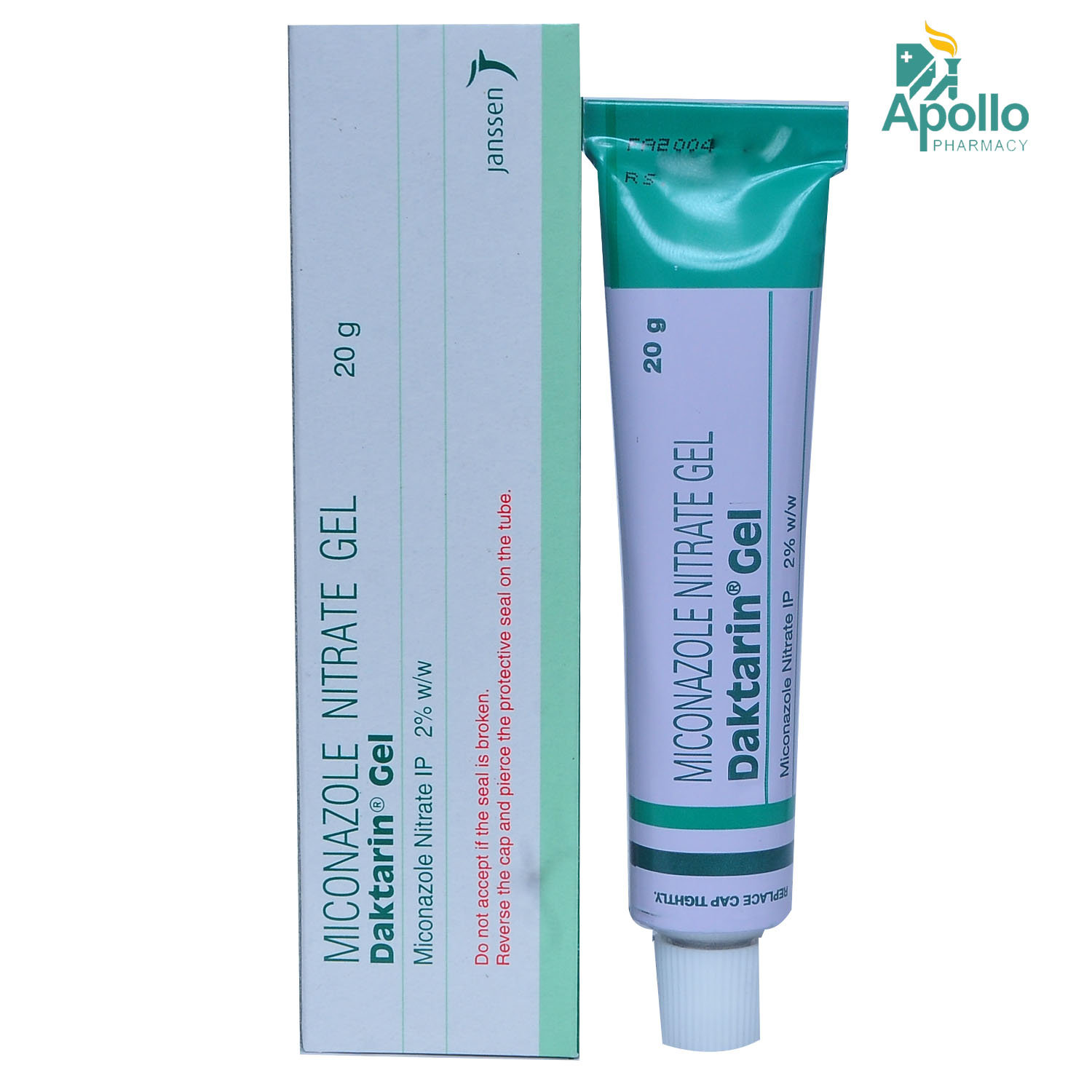 Daktarin 2% Gel 20 gm, Pack of 1 GEL Daktarin 2% Gel 20 gm, Pack of 1 GEL