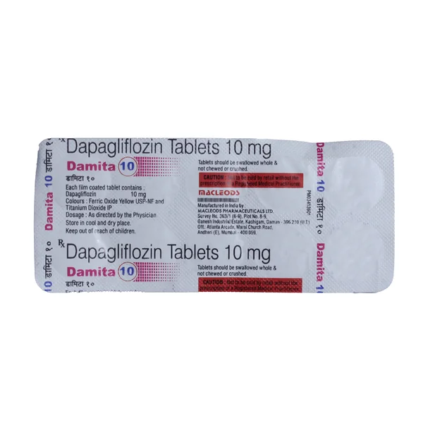 Damita 10 mg Tablet 10's