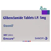 Daonil Tablet 30's, Pack of 30 TABLETS