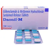 Daonil-M Tablet 15's, Pack of 15 TabletS