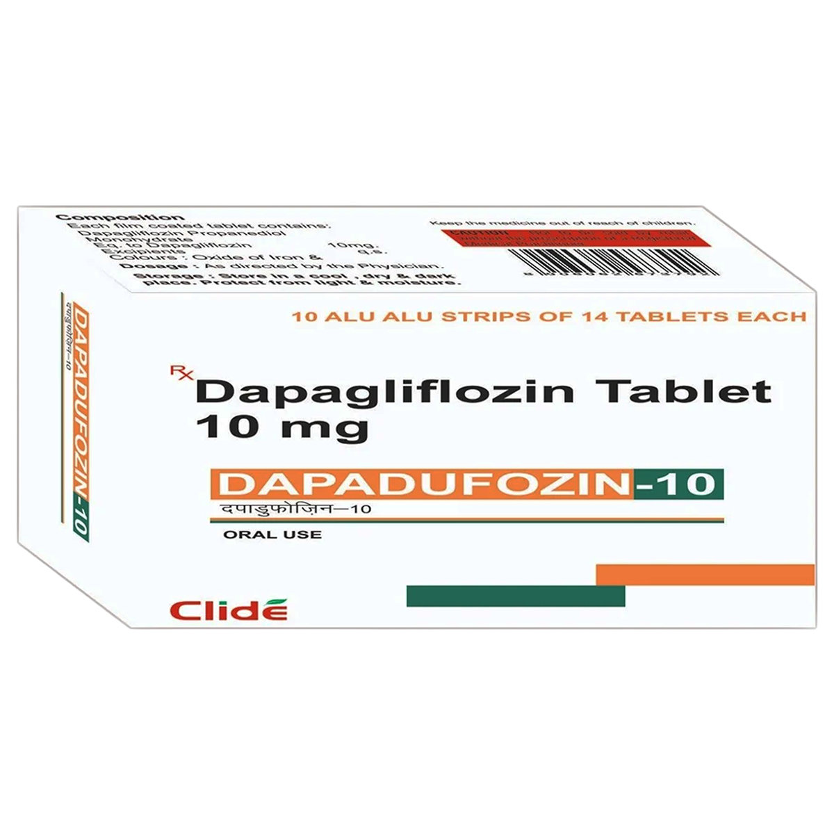 Dapadufozin-10 Tablet 14's, Pack of 14 Dapadufozin-10 Tablet 14's, Pack of 14