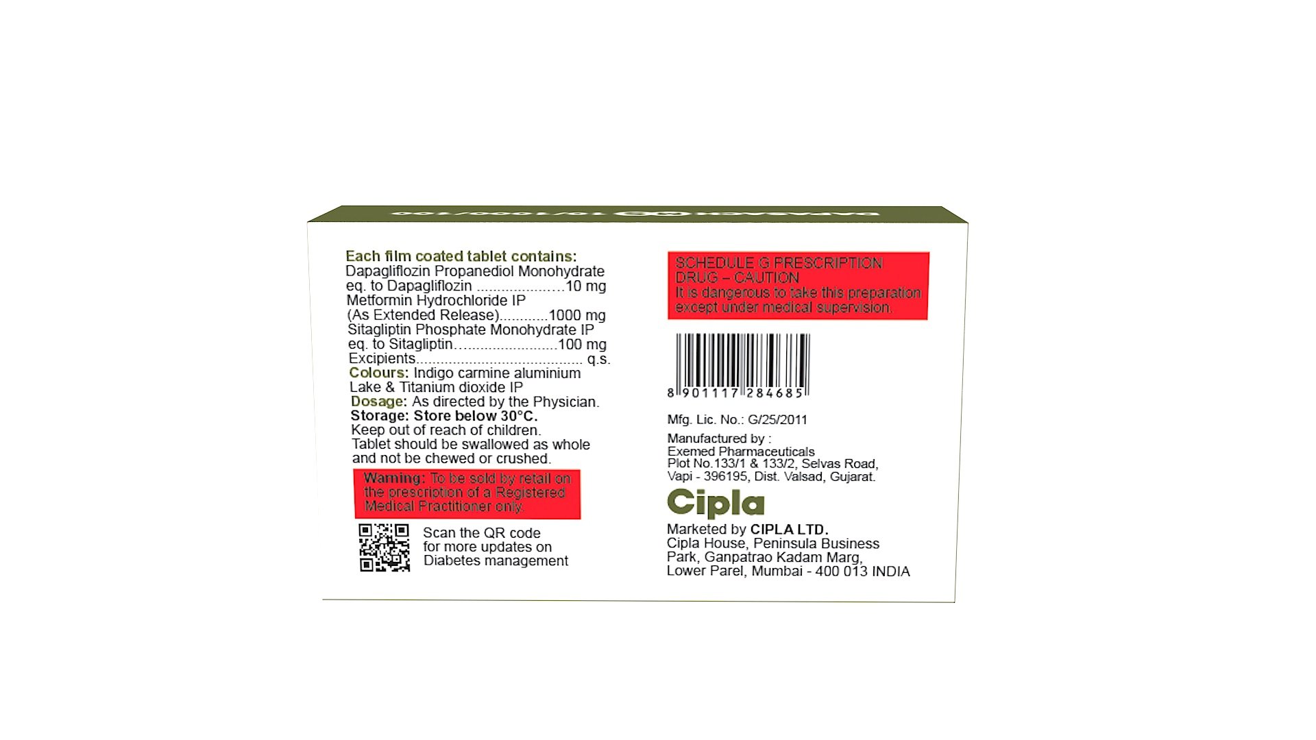 Dapasach MS 10/1000/100 Tablet 10's, Pack of 10 TABLETS Dapasach MS 10/1000/100 Tablet 10's, Pack of 10 TABLETS