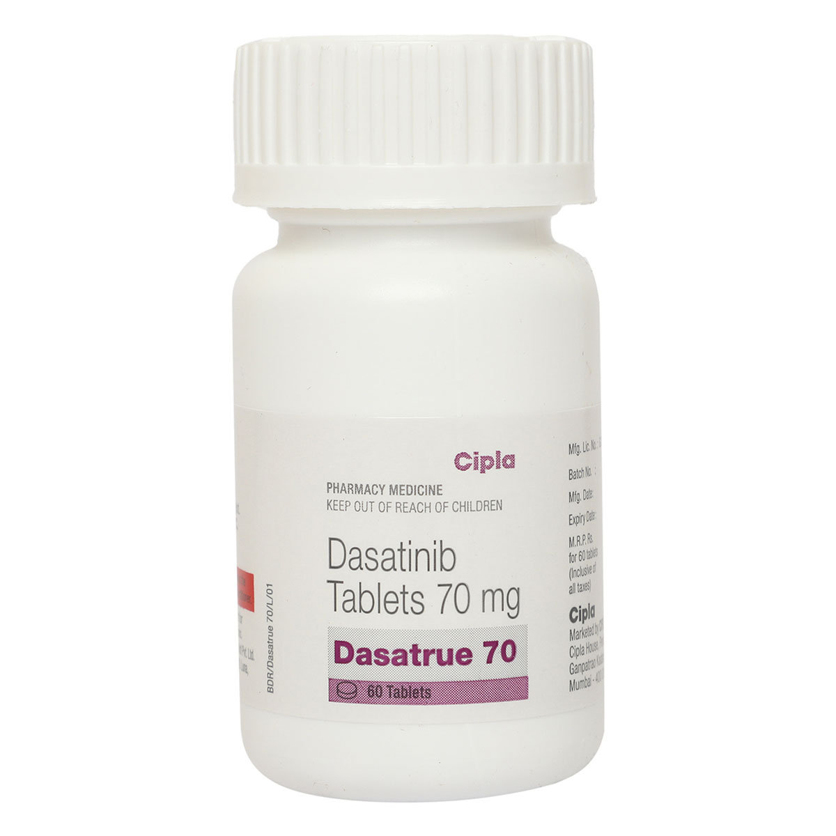 Dasatrue 70 Tablet 60's, Pack of 1 TABLET Dasatrue 70 Tablet 60's, Pack of 1 TABLET