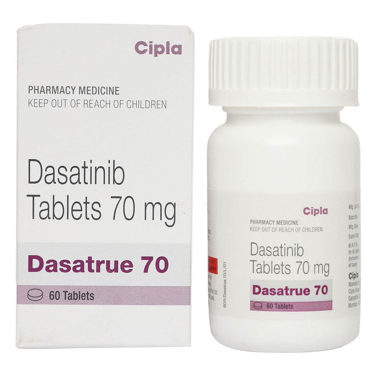 Buy Dasatrue 70 Tablet 60's Online