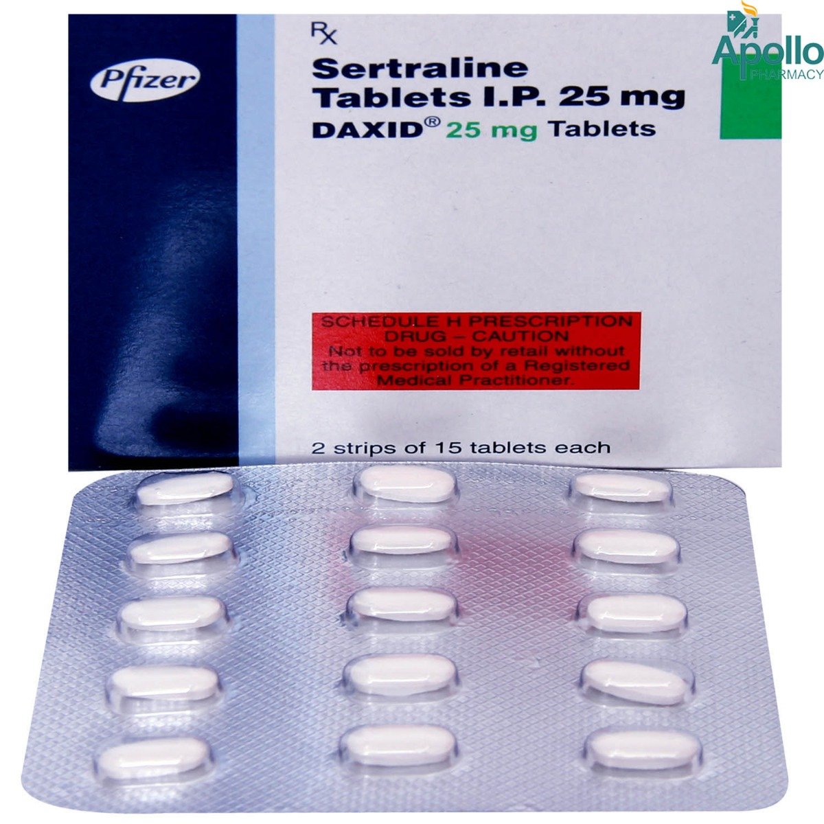 Daxid 25 Tablet 15's, Pack of 15 TABLETS Daxid 25 Tablet 15's, Pack of 15 TABLETS