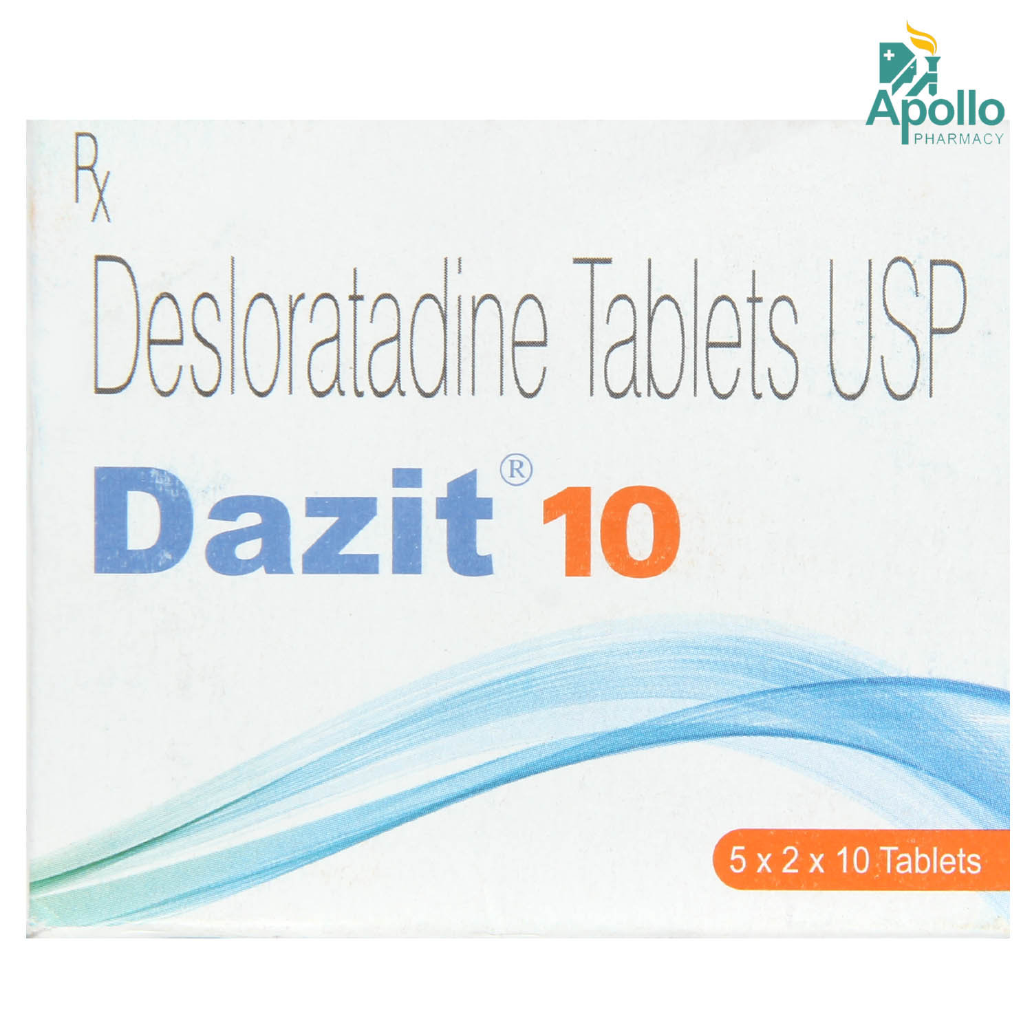 Dazit 10 Tablet 10's, Pack of 10 TABLETS Dazit 10 Tablet 10's, Pack of 10 TABLETS
